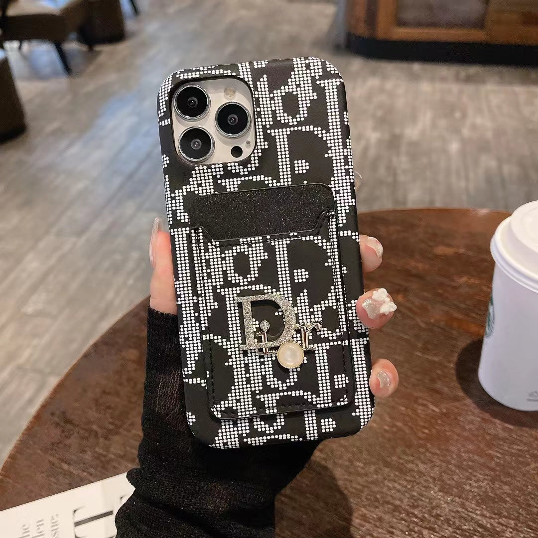 CD Trendy Card Pocket Case for iPhone