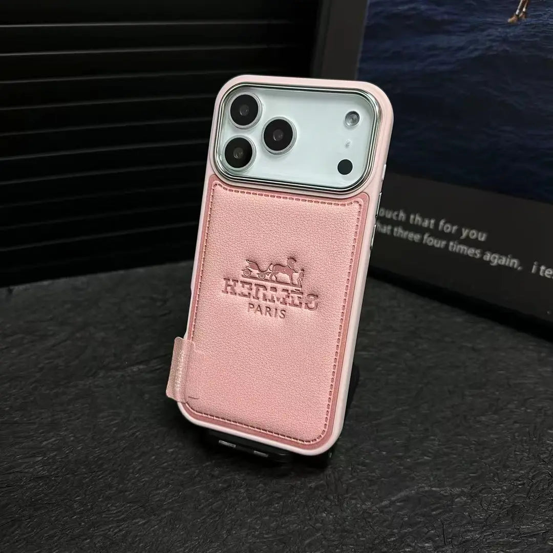 Premium H Microfiber Leather iPhone Case